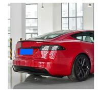 Voiture Aileron pour Tesla pour Modèle S 2012-2023 Matériau ABS Apprêt De Hayon De Voiture Aileron Arrière Séparateur De Becquet De Coffre De Voiture Aile Queue Voiture(Carbon Fiber Pattern)