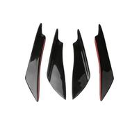 Voiture Ailettes Séparateur Diffuseur Décoration Pare-Chocs Avant pour Volvo C30 C70 S40 S60 S70 S80 S90 V40 V50 V60 V70 V90 XC40 XC60 XC70 Accessoires(Noir)