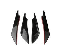 Voiture Ailettes Séparateur Diffuseur Pare-Chocs Avant Voiture pour Volvo C30 C70 S40 S60 S70 S80 S90 V40 V50 V60 V70 V90 XC40 XC60 XC70 Accessoires(Noir)
