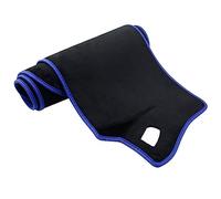 Voiture Anti-dérapant Tapis Tableau De Bord Couverture Pad Parasol Dashmat Tapis pour Toyota pour Couronne pour Royal S200 2008 2009 2010 2011 2012(Polyester Blue Edge)