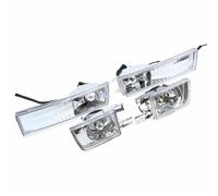 Voiture Antibrouillard Avant pour VW MK3 pour Golf pour Jetta 1993 1994 1995 1996 1997 1998 4 Pièces Pare-Chocs Avant Clair Antibrouillard Clignotant Lampe Gauche Droite Avant Feux Brouillard