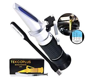 Voiture Antigel Système Glycol Propylène Ethylène Batterie Acide 1.10-1.40 kg/l Nettoyage -40~0°C Fluide du pare-brise Réfractomètre Compensation automatique de la température ATC (°C)