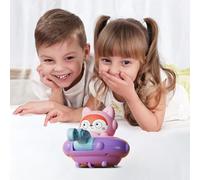 Voiture Appuie Et Avance, Véhicules À Friction Appuie Pour Avancer, Camion Jouet Interactif Adorable pour Tout-Petits, Pour Garçons Filles Maison Préscolaire Anniversaire Fêtes Noël Jour Des