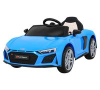 Voiture Audi R8 Lift Batterie Bleu + Telecommande + Roues Eva + Mp3 + Led