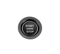 voiture Autocollant Compatible Avec Jaguar XF Pour XFR Pour XFR-S 2015 2016 2017 2018 2019 2020 2021 2022 Kit D'autocollants Bouton De Démarrage Et D'arrêt Du Moteur De Voiture,(Noir)