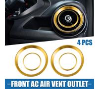 Voiture Avant Air Ventilation Cadre Couverture A/C DšŠcalcomanie Garniture DoršŠ (Paquet de 4)