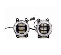 Voiture Avant Antibrouillard Pour Ford Pour Mustang 2005-2017 Ensemble De Feux Antibrouillard À LED Angel Eye Feux De Jour Phares Antibrouillard(Red Angel Eye)