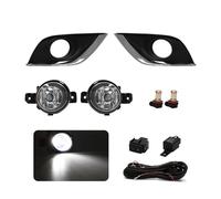 Voiture Avant Antibrouillard Pour Nissan Pour Sunny 2014 2015 Pour Versa Berline Pour Almera N17 Feu Antibrouillard Feu Circulation Diurne DRL Lumière Jour Phares Antibrouillard(Led White)