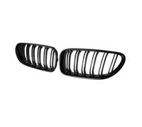 voiture Avant capot Grille Pour Série 6 F06 F12 F13 M6 2012 2013 2014 2015 2016 2017 Calandre Av&ant De Voiture Grilles Double Latte Noir Brillant