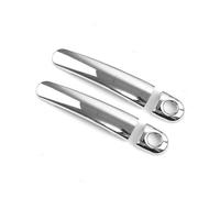 Voiture Avant Et Arrière Poignée Porte Extérieu Pour VW Pour Passat Pour Jetta Pour Bora Pour Golf Pour Lapin Pour Polo Pour Lupo Voiture Poignée Porte Extérieure Couvre Décor(Silver 1)