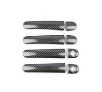 Voiture Avant Et Arrière Poignée Porte Extérieu Pour VW Pour Passat Pour Jetta Pour Bora Pour Golf Pour Lapin Pour Polo Pour Lupo Voiture Poignée Porte Extérieure Couvre Décor(Carbon Texture A)