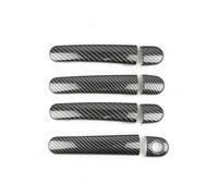 Voiture Avant Et Arrière Poignée Porte Extérieu Pour VW Pour Passat Pour Jetta Pour Bora Pour Golf Pour Lapin Pour Polo Pour Lupo Voiture Poignée Porte Extérieure Couvre Décor(Carbon Texture B)
