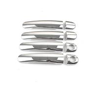 Voiture Avant Et Arrière Poignée Porte Extérieu Pour VW Pour Passat Pour Jetta Pour Bora Pour Golf Pour Lapin Pour Polo Pour Lupo Voiture Poignée Porte Extérieure Couvre Décor(Silver A)