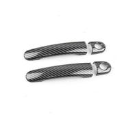 Voiture Avant Et Arrière Poignée Porte Extérieu Pour VW Pour Passat Pour Jetta Pour Bora Pour Golf Pour Lapin Pour Polo Pour Lupo Voiture Poignée Porte Extérieure Couvre Décor(Carbon Texture 1)