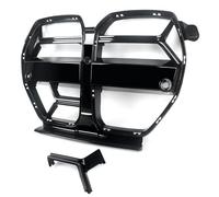 Voiture Avant Grille Pour BMW G80 G81 M3 G82 G83 M4 2021-2023 Grille de capot de style en fibre de carbone ACC Grilles de pare-chocs avant de voiture(Glossy Black)