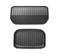 Voiture Bac Coffre pour Tesla pour Modèle Y 2021-2024 Coussin Protection Dossier Siège Arrière Tapis Coffre Anti-Coup Pied Accessoires D'intérieur Voiture(Trunk Mat 2pcs)