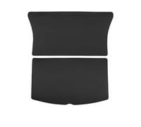 Voiture Bac Coffre pour Tesla pour Modèle Y 3 pour Highland Tapis Protection Coffre Arrière Doublure Chien Fendue Tous Temps Anti-Coup Pied Cuir Animaux Compagnie(for 17-22 M 3)