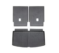 Voiture Bac Coffre pour Tesla pour Modèle YL 2026 Coussin Protection Dossier Siège Arrière Tapis Coffre Anti-Coup Pied D'intérieur Voiture Doublure Chargement(Trunk Mats 3pc1)