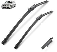 voiture Balais d'essuie-glace pour BMW 1er E81 E82 E87 E88 2004-2011, Essuie-glace ensemble de balais d'essuie-glace en résistant à l'usure anti-âge