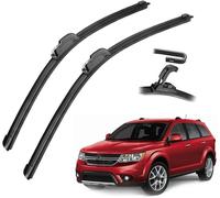 voiture Balais d'essuie-glace pour Dodge Journey 2008 2009 2010 2011 2012 2013 2014 2015 2016 2017 2018, Essuie-glace ensemble de balais d'essuie-glace en résistant à l'usure anti-âge