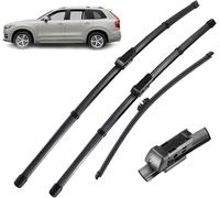 voiture Balais d'essuie-glace pour Volvo XC90 MK2 2016-2019 2018 2017, Essuie-glace ensemble de balais d'essuie-glace en résistant à l'usure anti-âge