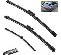 Voiture Balais d'essuie-Glaces pour Audi A4 B8 2009-2016 24in+20in+16in, Avant et arrière Ensemble d'essuie-Glace Arrière Accessoires,L-B/Rhd