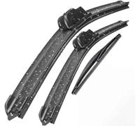 Voiture Balais d'essuie-Glaces pour Mitsubishi Outlander 2 2007-2012 24in+21in+12in, Avant et arrière Ensemble de balais d'essuie-Glace pour Pare-Brise Arrière Accessoire,L-A/Lhd