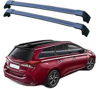 Voiture Barres de Toit pour Auris 5-dr Immobilien 2013-2019, Porte Bagages Transversales Galerie, Galerie de Toit pour Vacances Voyages