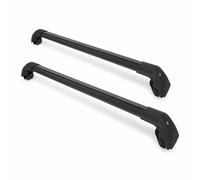 Voiture Barres de Toit pour Chery Big Ant eq5 2020-2022, Aluminium Barre Transversale Galerie Toit Railing Porte-Bagages Verrouillable Accessoires,A/Black