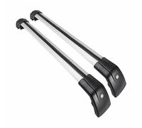 Voiture Barres de Toit pour Chery Big Ant eq5 2020-2022, Aluminium Barre Transversale Galerie Toit Railing Porte-Bagages Verrouillable Accessoires,C/Silver Black