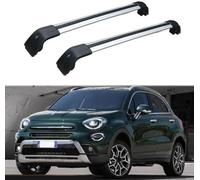 Voiture Barres de Toit pour Fiat 500X 5 Door SUV 2015-2020, Porte Bagages Transversales Galerie, Galerie de Toit pour Vacances Voyages