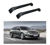 Voiture Barres de Toit pour Peugeot 508 SW 2019 2020 2021, Durable Aluminium Barres Transversales Galeries de Toit Transport Accessoires,A