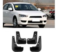 Voiture Bavette Garde Boue pour Mitsubishi Regular Edition Lancer EX 2010-2016 Anti-éclaboussures sablage Avant et Arrière Protections des Pneus Jeu de 4 Pcs Noir