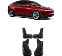 Voiture Bavette Garde Boue pour Tesla Model Y 2025 Anti-éclaboussures sablage Avant et Arrière Protections des Pneus Jeu de 4 Pcs Noir