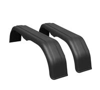 Voiture Bavettes Garde-boue Tandem En Plastique Pour Remorque, Couverture Garde-boue, Pièces Camping-car, Accessoires Caravane, 2 Pièces