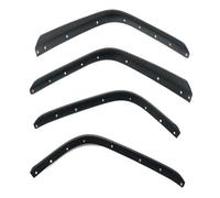 Voiture Bavettes Pour Jeep Pour Wrangler Pour Gladiator Pour JT 2018-2023 Garde-boue 4 X Ensemble D'extensions D'ailes Avant Et Arrière Voiture(Low Fender Version)