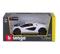 Voiture Bburago 1/24 Lamborghini Countach LPI 800-4 Blanc Blanc E