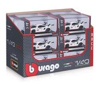 Voiture Bburago 1/43 Race Collection Crystal Modèle aléatoire Multicolore E