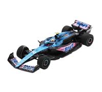 Voiture Bburago - Alpine A524 #10 (Gasly), Avec Casque - Échelle 1:43-Bburago