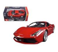 Voiture Bburago Ferrari 488 GTB 1:24 Rouge Rouge G