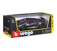 Voiture Bburago Lamborghini Sesto Elemento 1:24 Gris Gris G