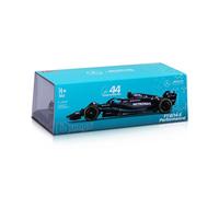 BBurago - Voiture de course miniature Mercedes AMG W14 E Performance 1:24 avec casque #44 Hamilton