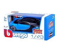 Voiture Bburago Street Fire Bugatti Chiron 1:43 Modèle aléatoire Multicolore G