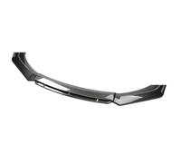 Voiture Becquet de Lèvre Avant pour Fiat Tipo, 2016-24 2025, LèVre Lame SéParateur Diffuseu Extérieur Kit de Corps Fibre de Carbone(Black)