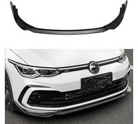 Voiture Becquet De Lèvre Avant pour V-W Golf 8 MK8 GTI GTD GTE R-Line TSI TDI 2020-2022,Durable Anti-Collision Lame Séparation Inférieure Aileron Pare-Chocs Lèvre kit de Corps