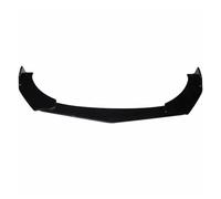 Voiture Becquet Lèvre Avant Kit Lèvre Pare-Choc Avant Voiture Diffuseur Canard Becquet Anti-Rayures Pelle Protection pour Fiesta S SE St 2011 - 2019(Noir Brillant)