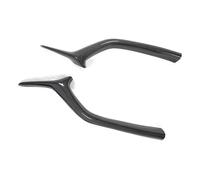 Voiture Becquet Lèvre Avant pour Mazda CX5 pour CX-8 2017 2018 2019 2020 2021 Becquets Avant Voiture ABS Pare-Chocs Grilles Calandre Garnitures Bande Couverture Lèvre(ABS Carbon Look)