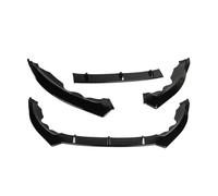 Voiture Becquet Pare-Chocs pour Ford pour Mondeo pour Fusion 2013-2018 St Style Motif Fibre Carbone Aileron Arrière Kit Carrosserie Voiture Noir Brillant Lèvre avec Lampe(Gloss Black)