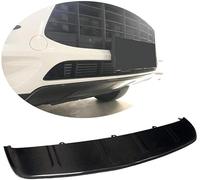 Voiture Becquets ABS Avant pour Porsche Macan Base//GTS/S Sport Utility 4-Door 2014-2017, Voiture Becquets Avant Menton Aileron de Pare-Chocs Avant Corps Kits Séparateur Diffuseur Protecteur
