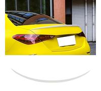 Voiture Becquets Arrière pour Mercedes-Benz C-Class C200L C350el C260L C180L 2022 2023 2024, Aileron de Coffre Arrière Lèvre, Étanche Spoiler Diffuseur Style Accessoire,A/White